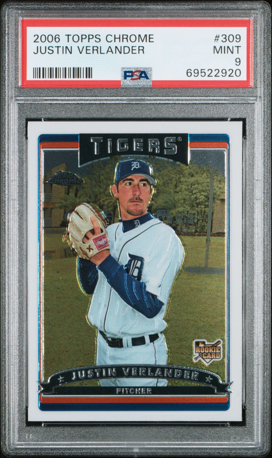 2006 Topps TOPPS CHROME #309 Justin Verlander front