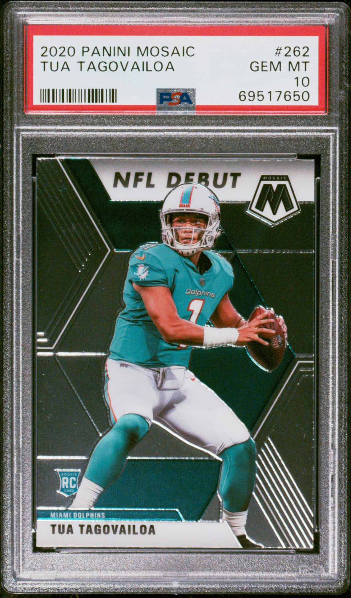 2020 Panini Panini Mosaic #262 Tua Tagovailoa front