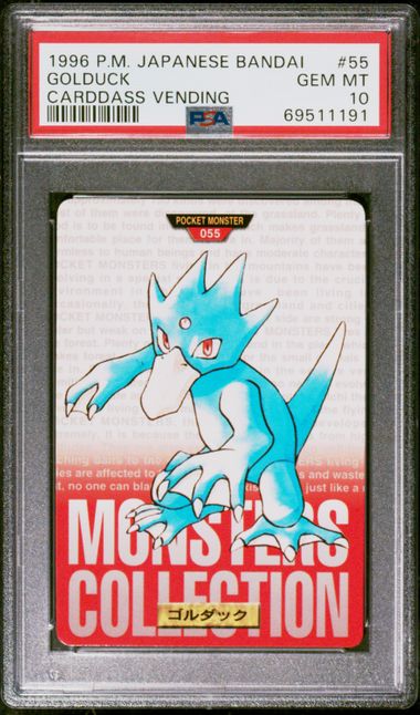 Golduck card PSA 10, cert 69511191