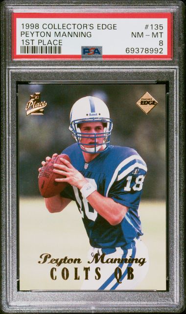 Peyton Manning #1, 1978 Topps PSA 9 (MINT) Trading Card - $6K APR Valu