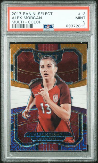 2017 Panini Select Multi-Color #13 Alex Morgan PSA 9 on Goldin