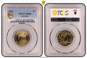 2022 $1 MS68