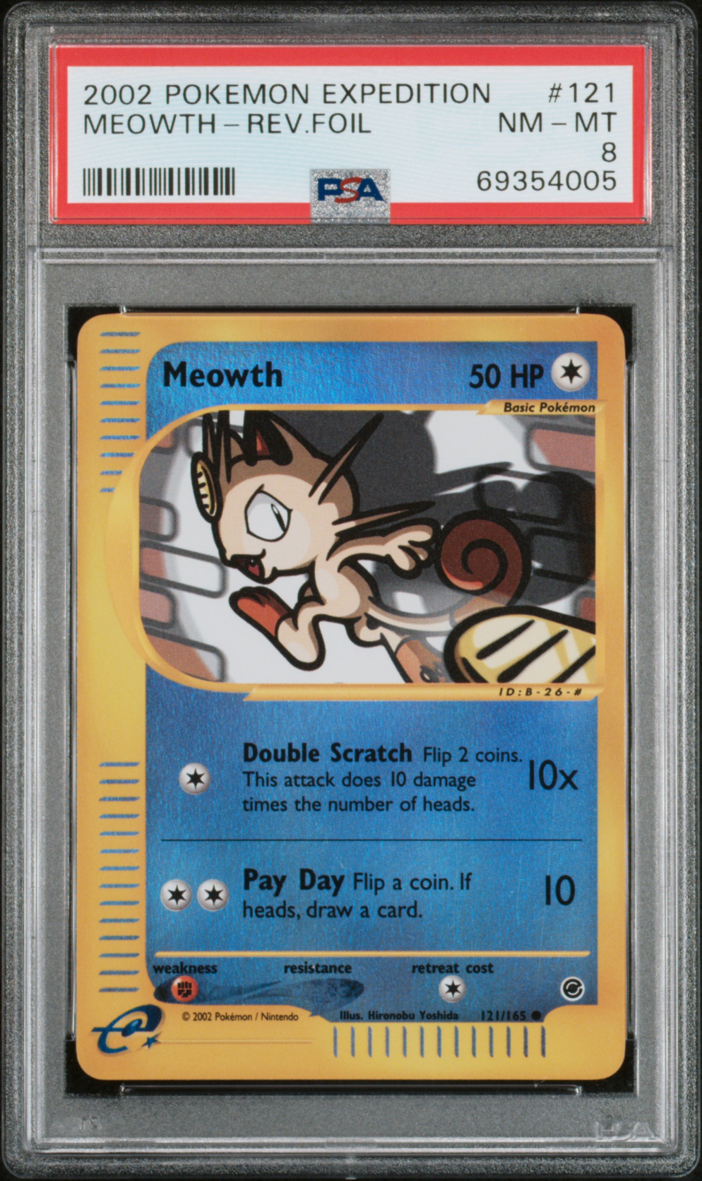 Meowth 2002 Expedition #121/165 Reverse Holo Price Guide - Sports
