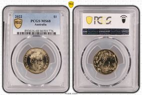 2022 $1 MS68