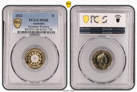 2022 $2 Frontline Workers Colorized MS68