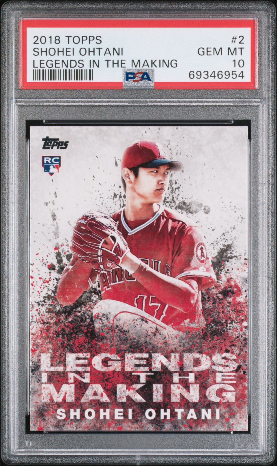 2018 Topps TOPPS LEGENDS IN THE MAKING #2 Shohei Ohtani front
