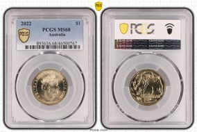 2022 $1 MS68