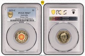 2022-C $2 Honey Bee Colorized MS67