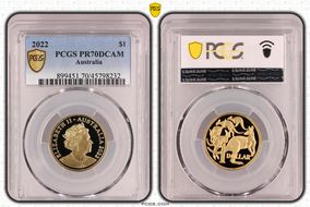 2022 $1 PR70DCAM
