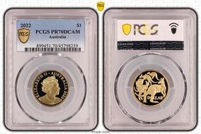 2022 $1 PR70DCAM