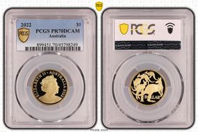 2022 $1 PR70DCAM