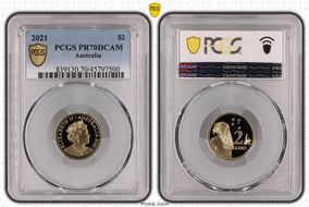 2021 $2 PR70DCAM