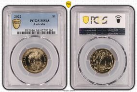 2022 $1 MS68