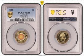 2022 $2 Honey Bee Colorized MS66