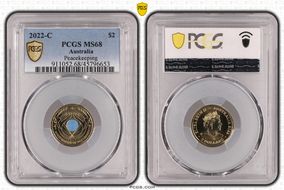 2022-C $2 Peacekeeping Colorized MS68