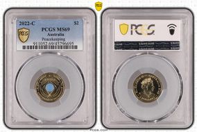 2022-C $2 Peacekeeping Colorized MS69