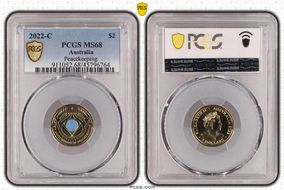 2022-C $2 Peacekeeping Colorized MS68