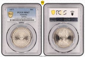 1977 50C Jubilee MS67