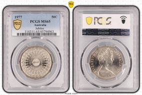 1977 50C Jubilee MS65