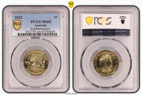 2022 $1 Kunbarrasaurus Australian Dinosaurs MS65