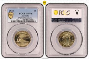 2022 $1 Diamantinasaurus Australian Dinosaurs MS65