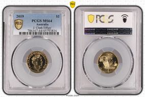 2019 $2 J. Clark Effigy MS64