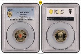 2020 $2 Firefighters Colorized MS66