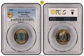 2020 $1 Donation Dollar MS64