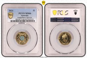 2021 $2 Ambulance Service Colorized MS66