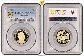 2022 $1 PR70DCAM