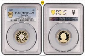 2022 $2 Frontline Workers PR70DCAM