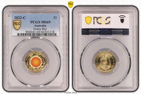 2022-C $2 Honey Bee Colorized MS69