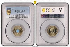 2022-C $2 Peacekeeping Colorized MS68