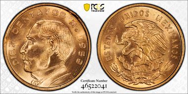 1959-Mo 10C KM-433 MS66RD