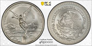 1997-Mo Onza Libertad Ag MS68