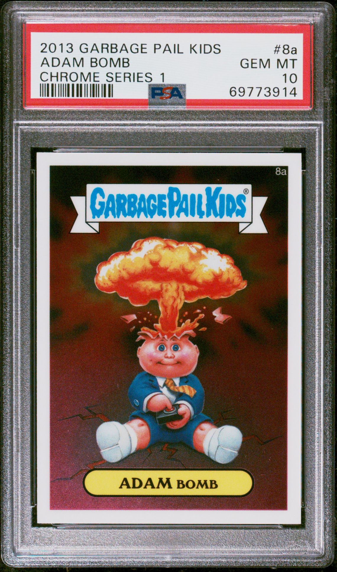 2013 Topps GARBAGE PAIL KIDS CHROME SERIES 1 #8A Adam Bomb front