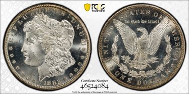 1882-CC $1 MS65PL