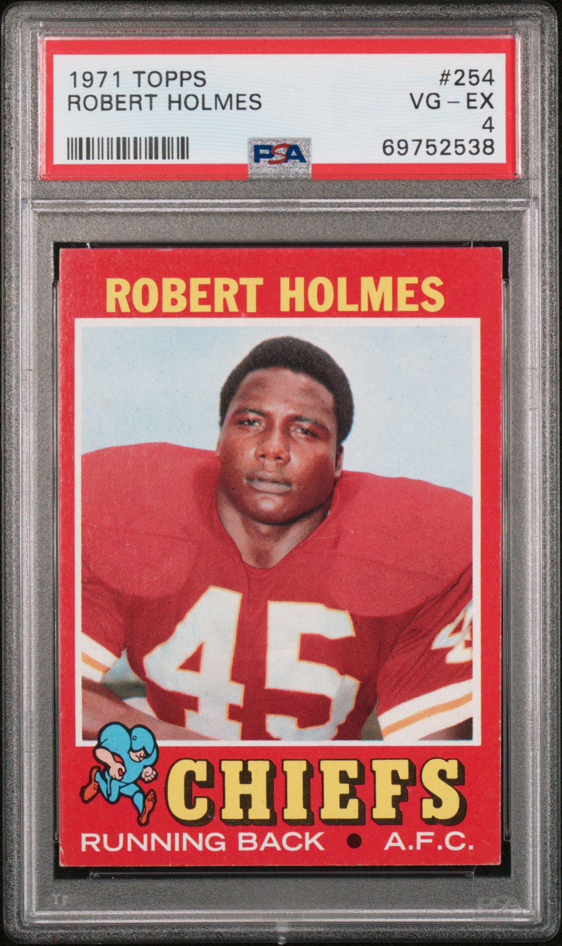 1971 Topps TOPPS #254 Robert Holmes front