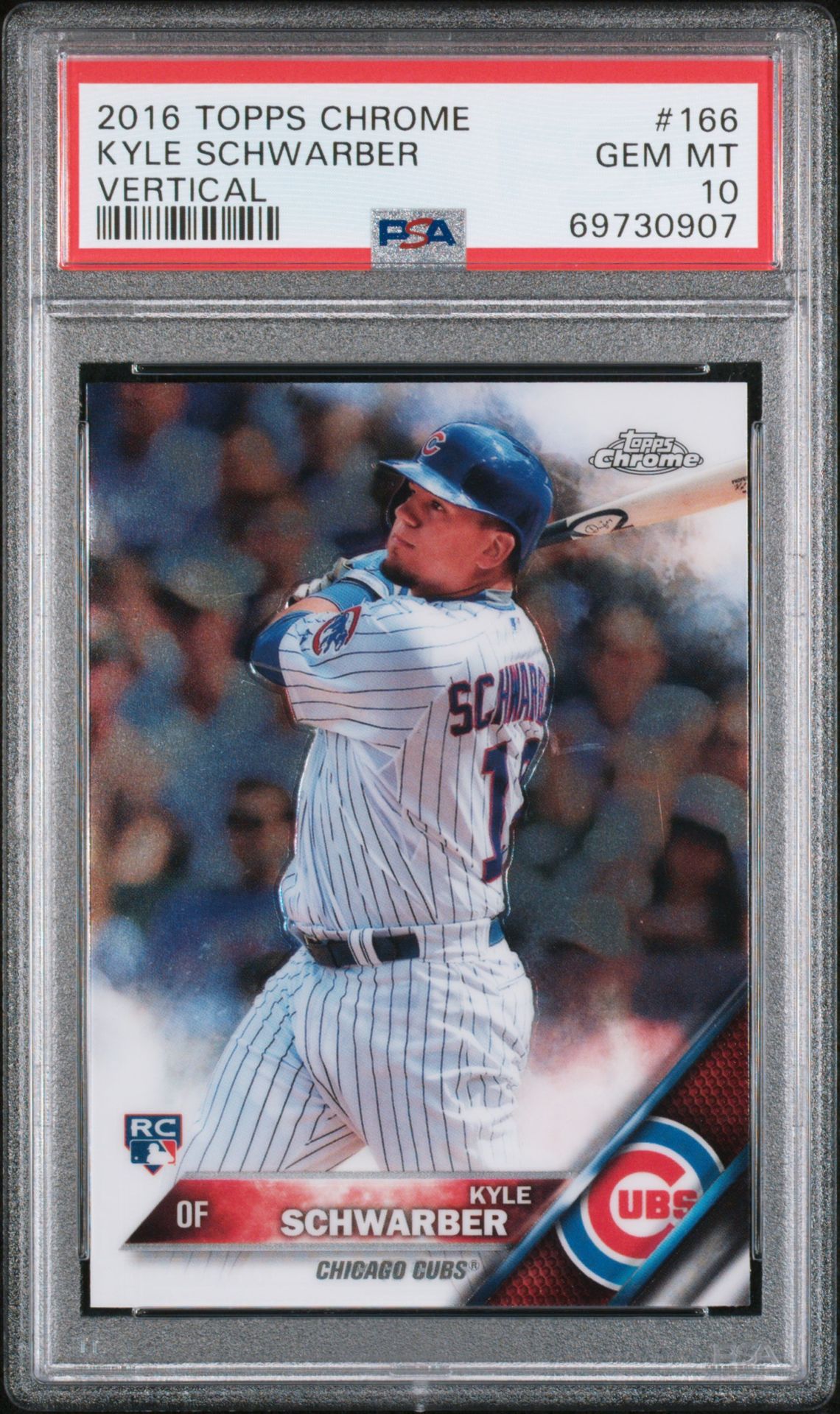 2016 Topps TOPPS CHROME VERTICAL #166 Kyle Schwarber front