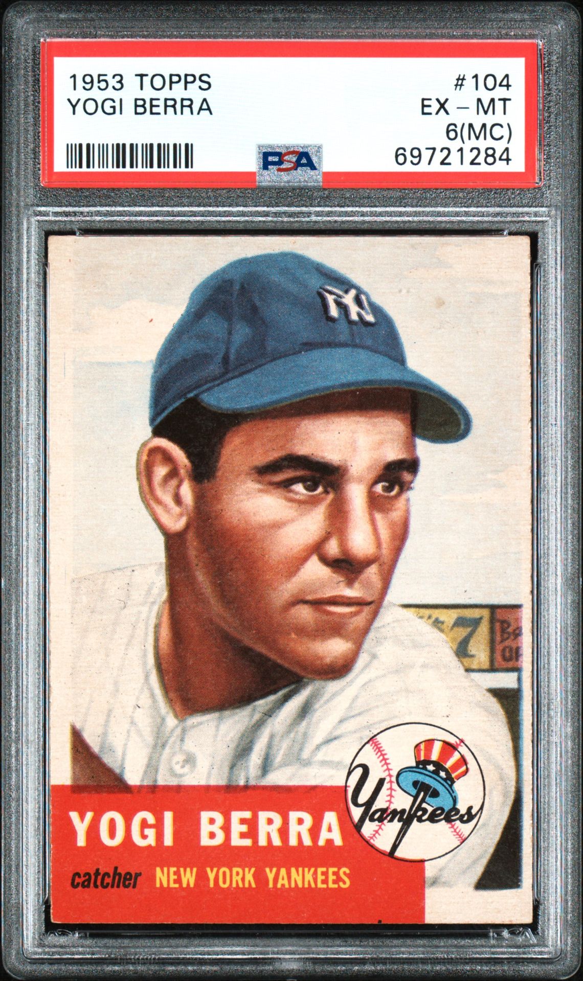 1953 Topps TOPPS #104 Yogi Berra front