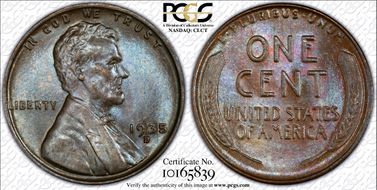 1935-D 1C MS64BN