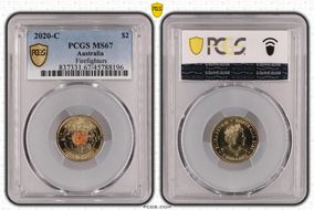 2020-C $2 Firefighters Colorized MS67