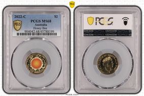 2022-C $2 Honey Bee Colorized MS68