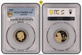 2000 $2 PR68DCAM