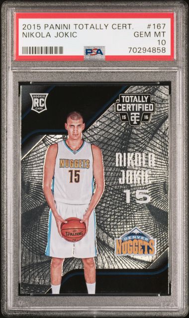 2015 Panini PANINI TOTALLY CERTIFIED #167 Nikola Jokic front