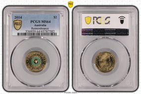 2014 $2 Remembrance - Colorized MS64