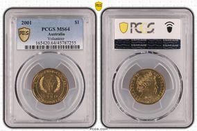 2001 $1 Volunteer MS64