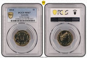 2014 $1 G for George MS67