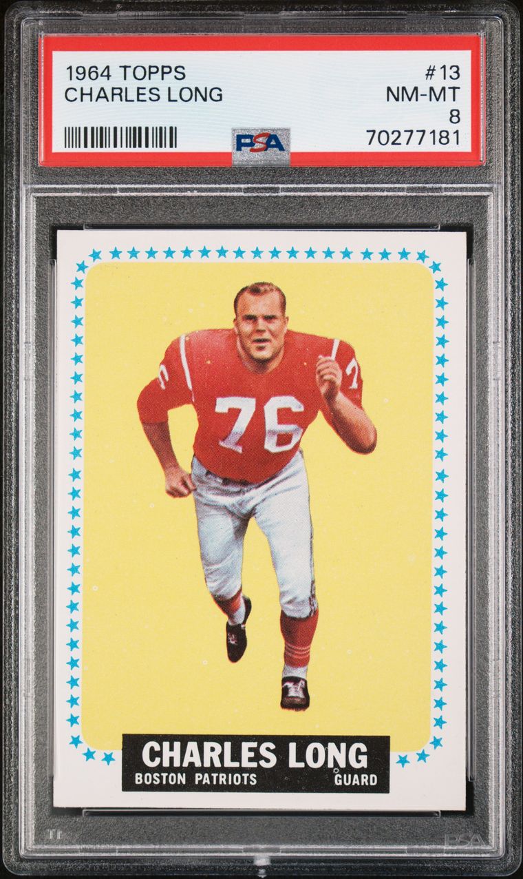 Football, 1964 Topps Boston Patriots Published Set: Mac Attack