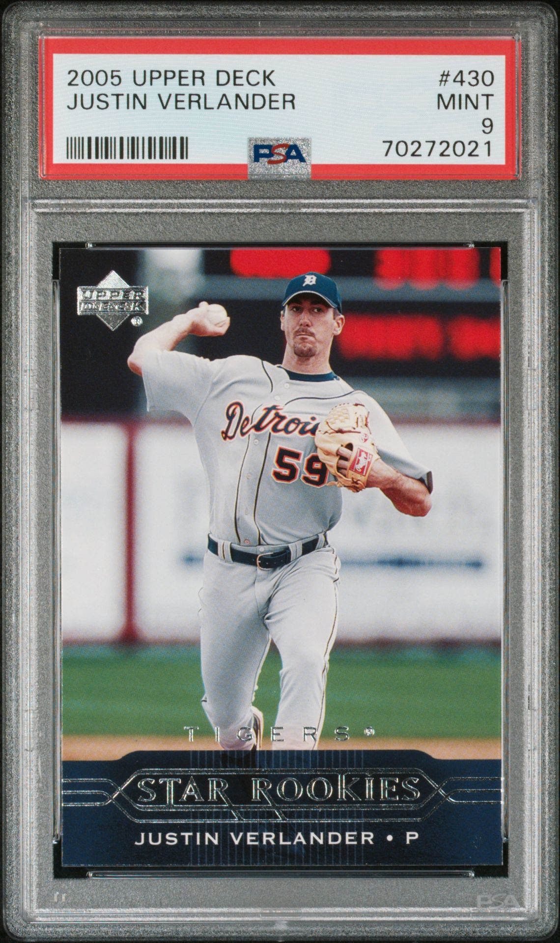 2005 Upper Deck UPPER DECK #430 Justin Verlander front